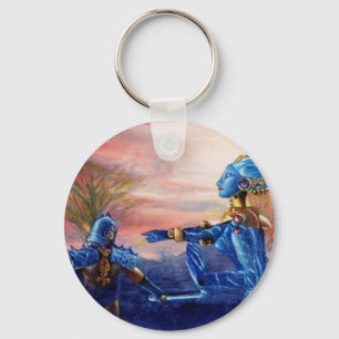 SAINT GEORGE OCH ALIEN DRAGON NYCKELRING