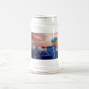 SAINT GEORGE OCH ALIEN DRAGON SEJDEL