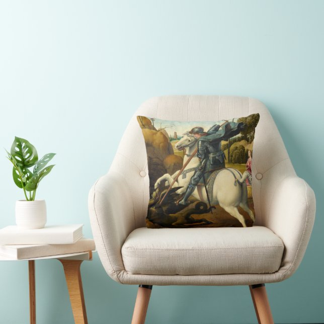 Saint George och Dragon, 1506 av Raphael Kudde (Stol)