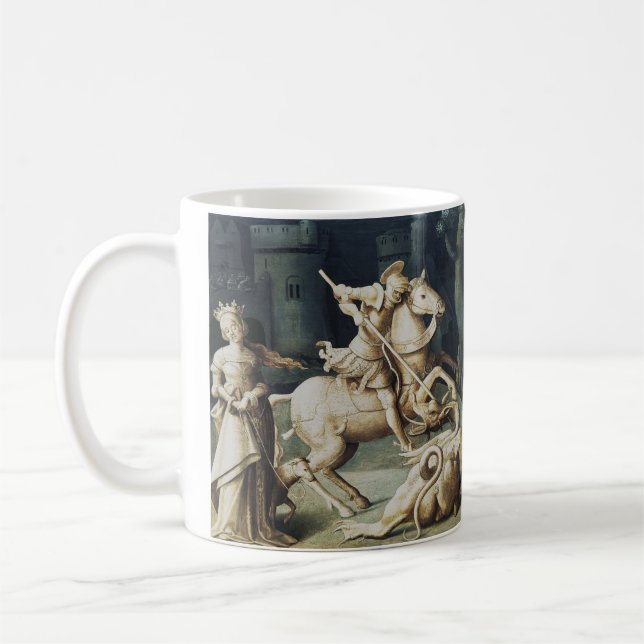 Saint George och Dragon Kaffemugg (Vänster)