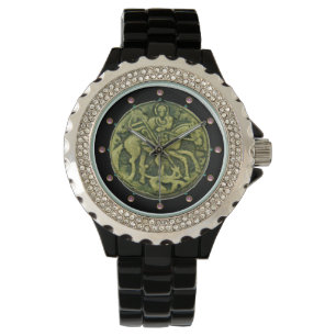 SAINT GEORGE OCH DRAGON MEDALLION ARMBANDSUR