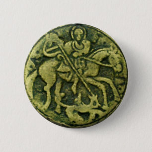 SAINT GEORGE OCH DRAGON MEDALLION KNAPP