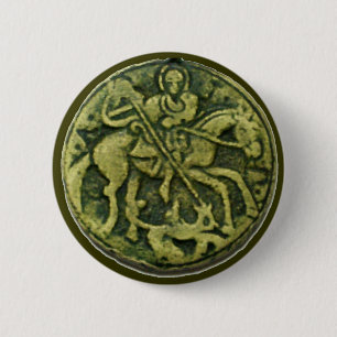 SAINT GEORGE OCH DRAGON MEDALLION KNAPP