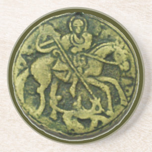 SAINT GEORGE OCH DRAGON MEDALLION UNDERLÄGG