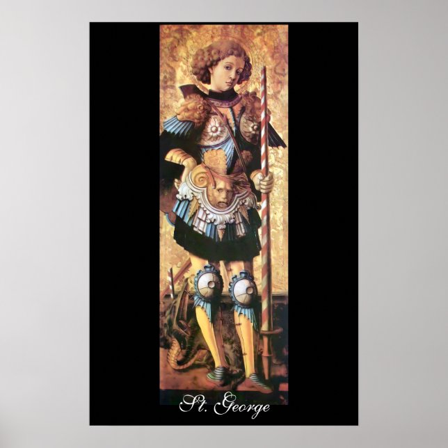 SAINT GEORGE OCH DRAGON POSTER (Framsidan)