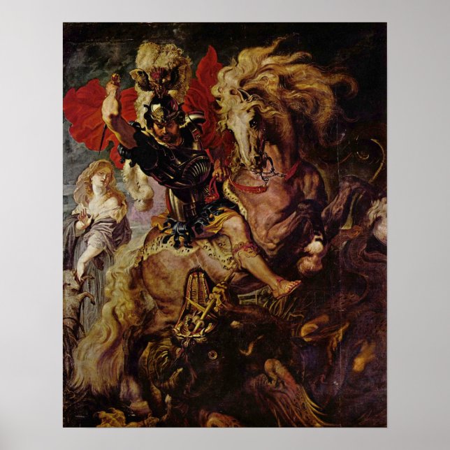 Saint George och Dragon Poster (Framsidan)