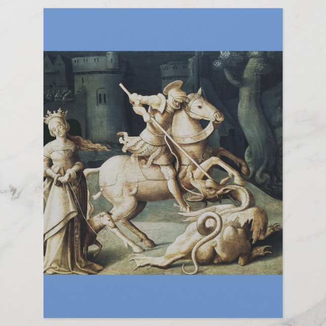 Saint George och Dragon Reklamblad (Framsidan)