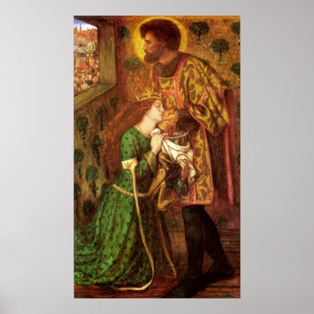 Saint George och Princess Sabra Poster (Framsidan)