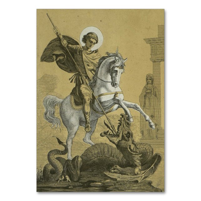 Saint George Patron of England Bordsnummer (Framsidan)
