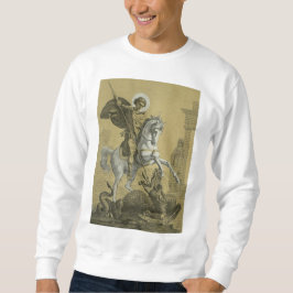 Saint George Patron of England Lång Ärmad Tröja
