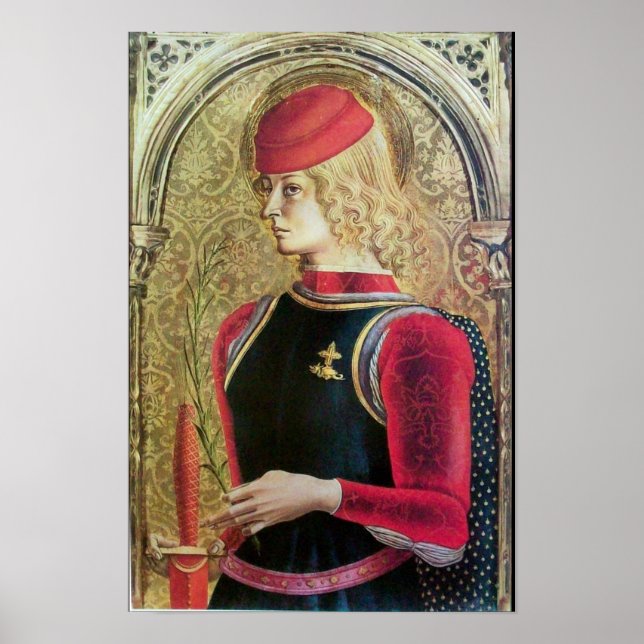 SAINT GEORGE PORTRÄTT POSTER (Framsidan)