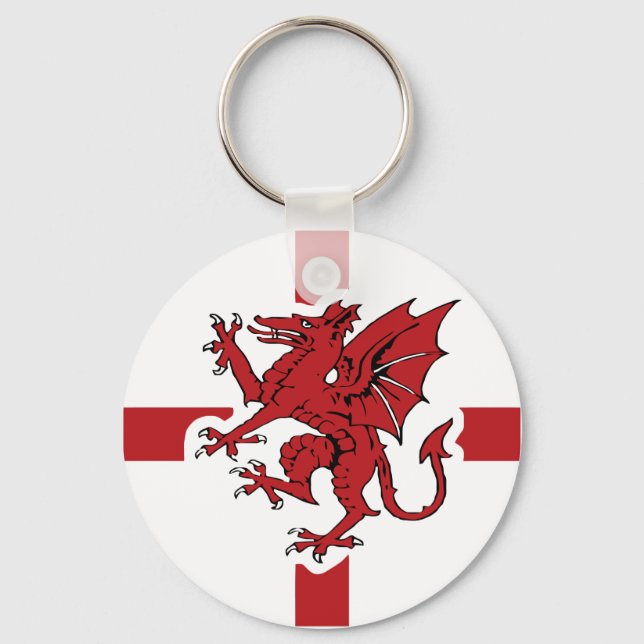 Saint George Squadron Keychain Nyckelring (Framsida)