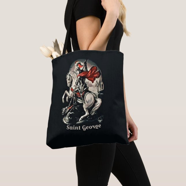 Saint George Tote-väska Tygkasse (Närbild)