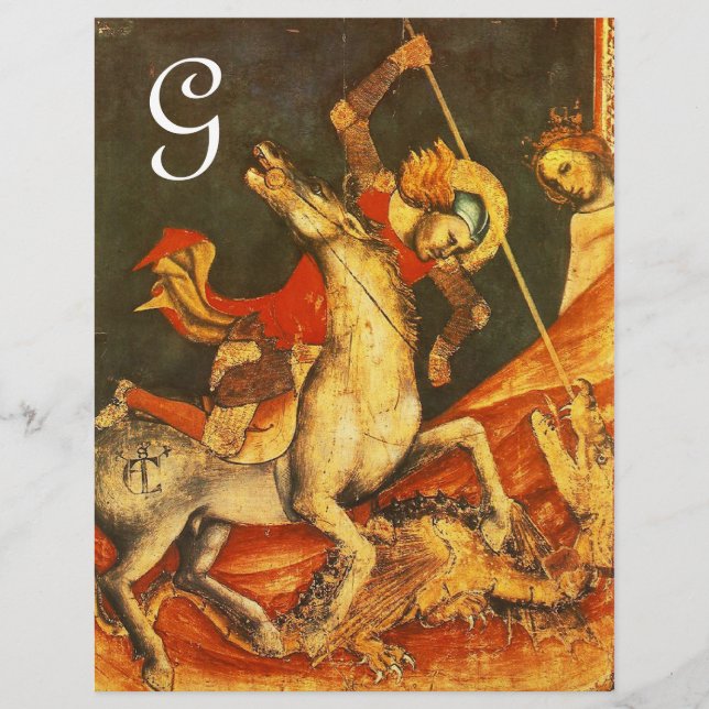 Saint George's Battle med Dragon (Framsida)