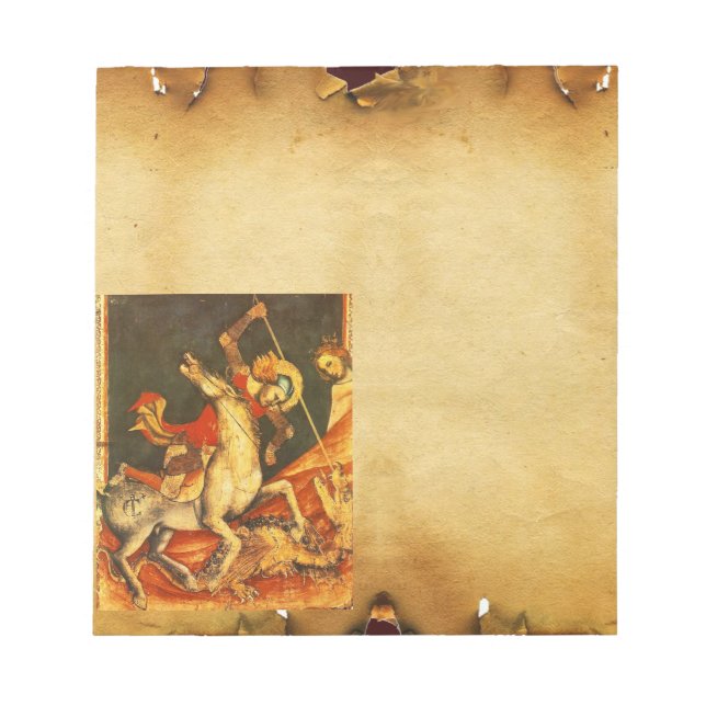 Saint George's Battle med Dragon Anteckningsblock (Framsida)