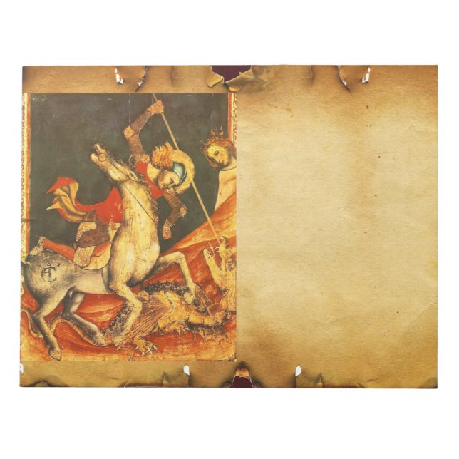 Saint George's Battle med Dragon Anteckningsblock (Framsida)