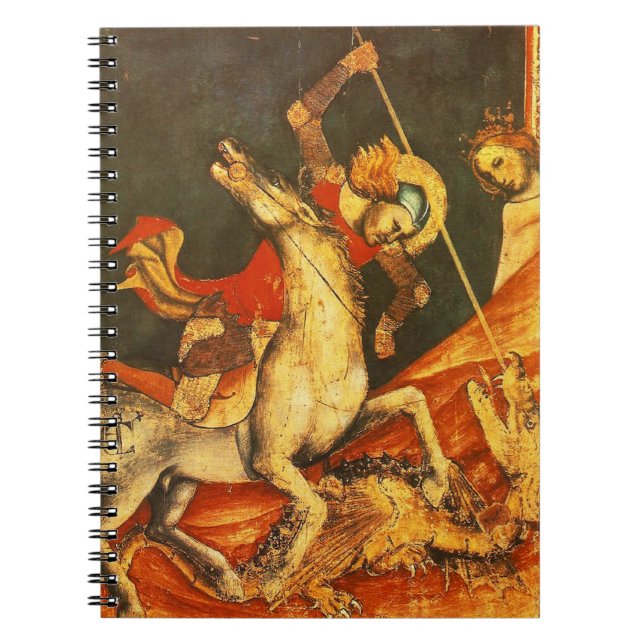 Saint George's Battle med Dragon Anteckningsbok (Framsidan)