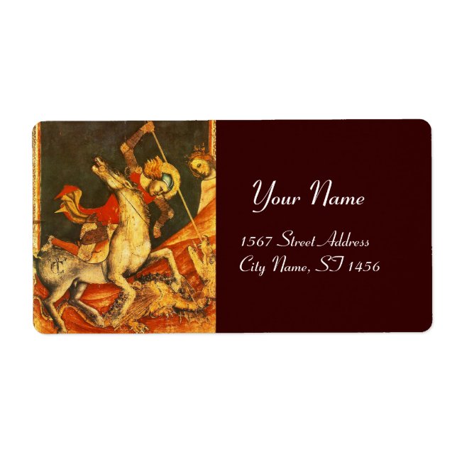 Saint George's Battle med Dragon Fraktsedel (Framsidan)