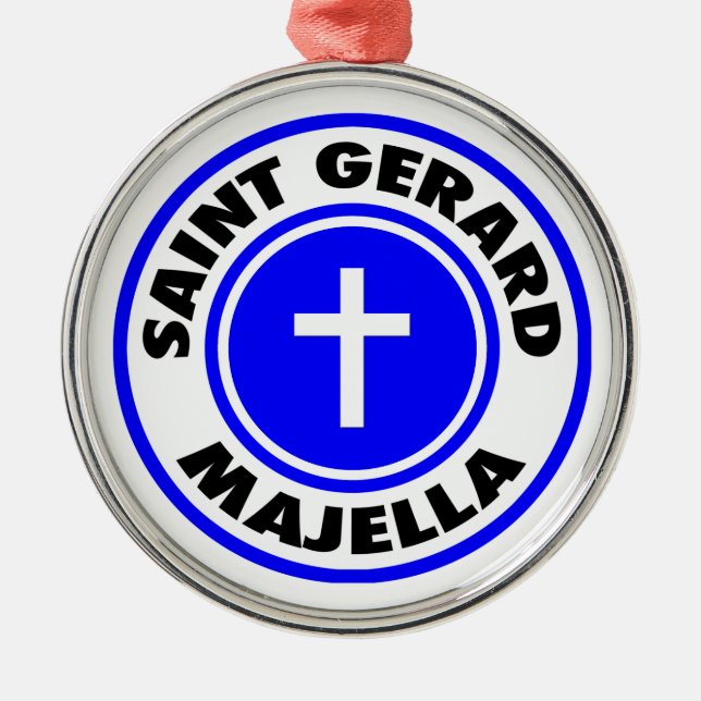 Saint Gerard Majella Julgransprydnad Metall (Framsidan)