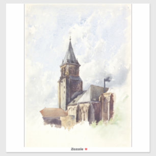 Saint Germain des Pres-kyrkan Paris Klistermärken