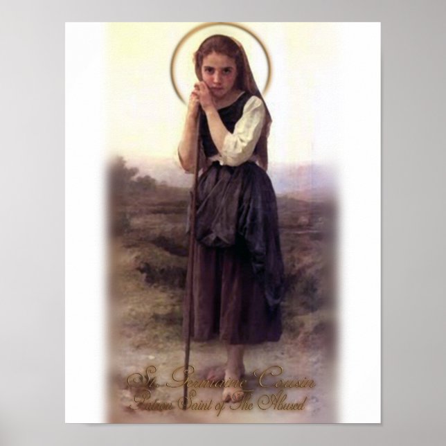 Saint Germaine Patron Saint of the Abused Poster (Framsidan)