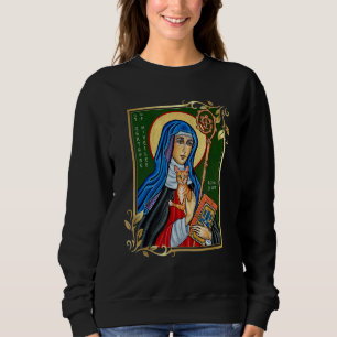 Saint Gertrude Nivelles Patron Saint of Cats T Shirt