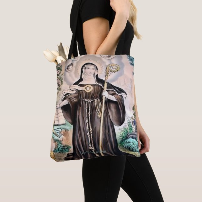 Saint Gertrude Underbaren Tygkasse (Närbild)