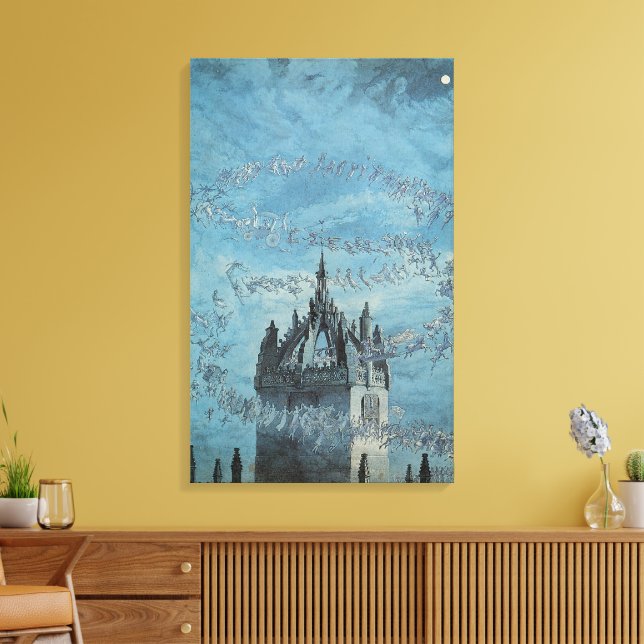 Saint Giles - Hans Klockor av Charles Altamont Doy Canvastryck (Insitu (Vardagsrum))