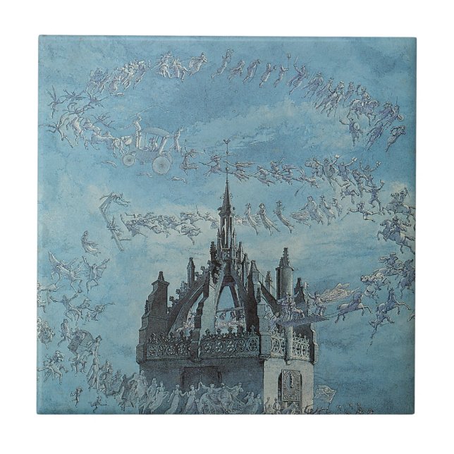 Saint Giles - Hans Klockor av Charles Altamont Doy Kakelplatta (Framsidan)