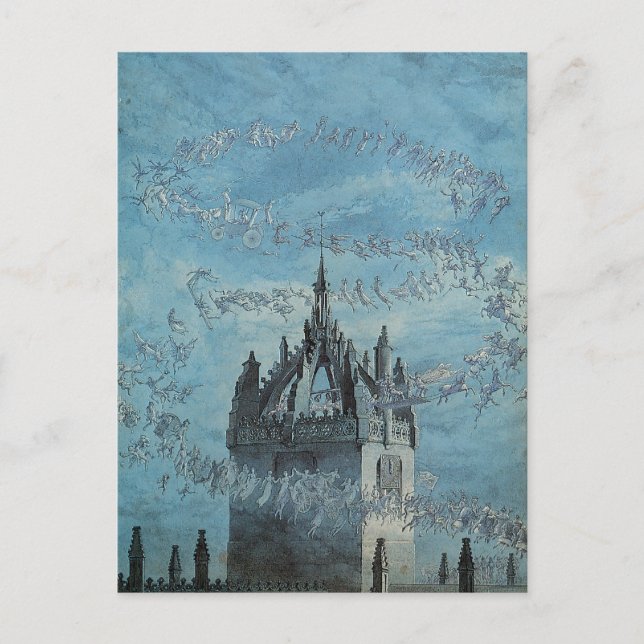 Saint Giles - Hans Klockor av Charles Altamont Doy Vykort (Framsida)