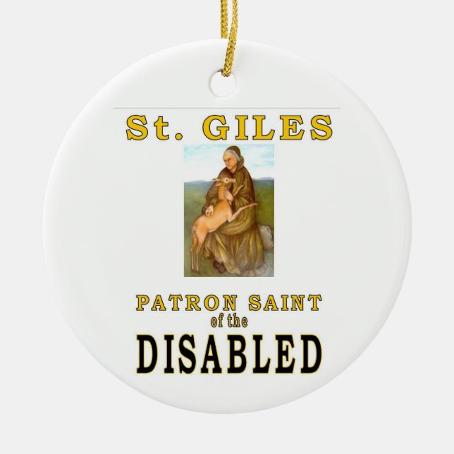 SAINT GILES JULGRANSPRYDNAD KERAMIK (Framsidan)