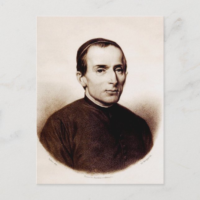 Saint Giuseppe Cafasso Franciscan Priest Vykort (Framsida)