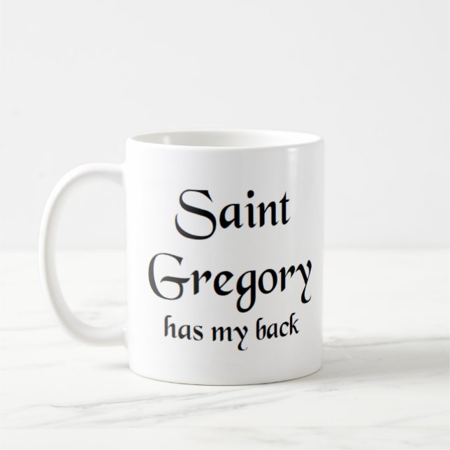 Saint gregory-kaffe mugg (Vänster)