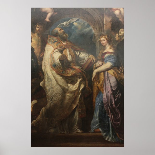 Saint Gregory med Saints Poster (Framsidan)