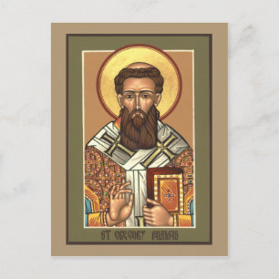 Saint Gregory Palamas Prayer Card Vykort