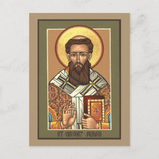 Saint Gregory Palamas Prayer Card Vykort