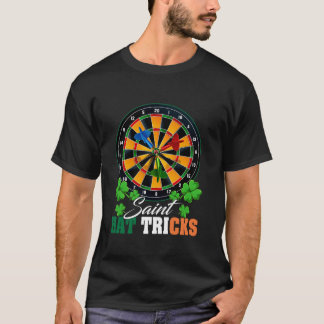 Saint Hat Tricks Darts Player Shamrock Saint Patri T Shirt