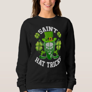 Saint Hat Tricks St Patrick's Day Hockey Hat Trick T Shirt