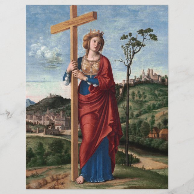 Saint Helena av Cima da Conegliano Reklamblad (Framsidan)