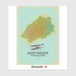 Saint Helena brittiskt utomeuropeiskt territorium  Klistermärken