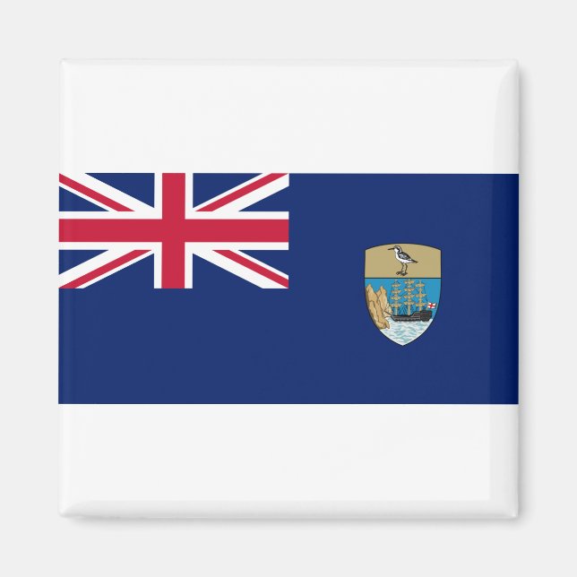 Saint Helena Flagga Magnet (Framsidan)