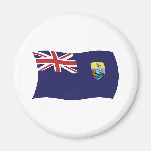 Saint Helena Flagga Magnet (Framsidan)