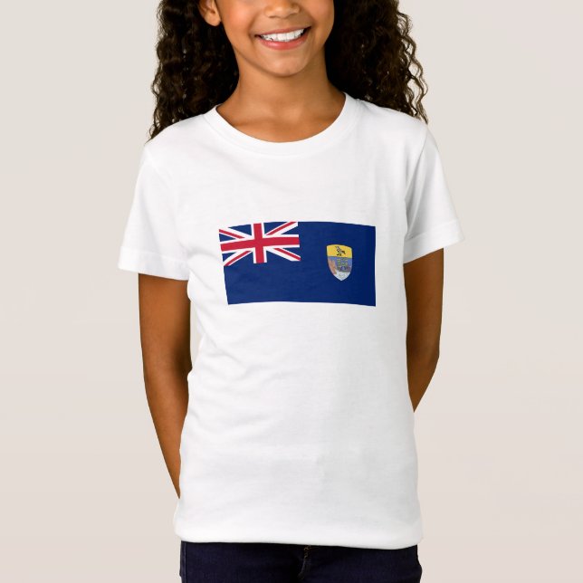 Saint Helena-flagga T Shirt (Framsida)