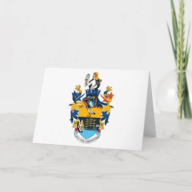 Saint Helena Jackar om Arm Greeting Card Kort (Framsida)