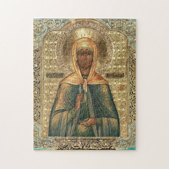 Saint Helena, Lika med apostles, Ortodoxa Icon Pussel (Vertikal)