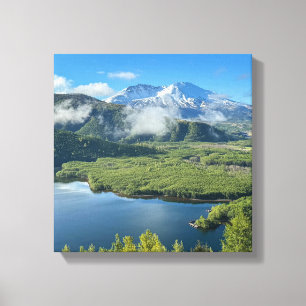 Saint Helens 10 x 10 inlindad duk Canvastryck