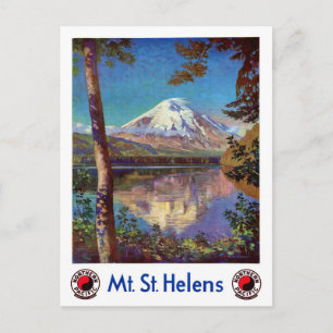 Saint Helens Vintage resor Poster återställd Vykort