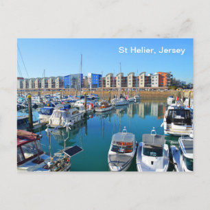 Saint Helier marina, Jersey Vykort