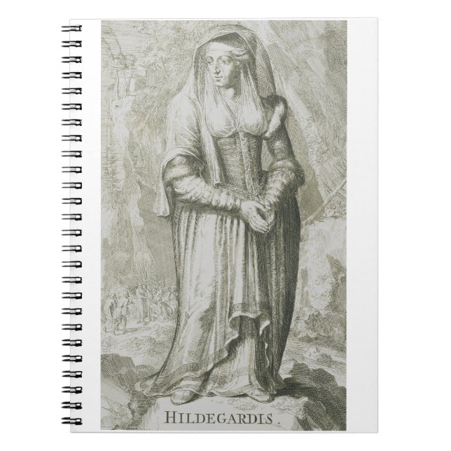 Saint Hildegard i Bingen Anteckningsbok (Framsidan)