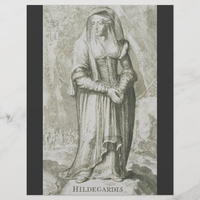 Saint Hildegard i Bingen Reklamblad (Framsidan)